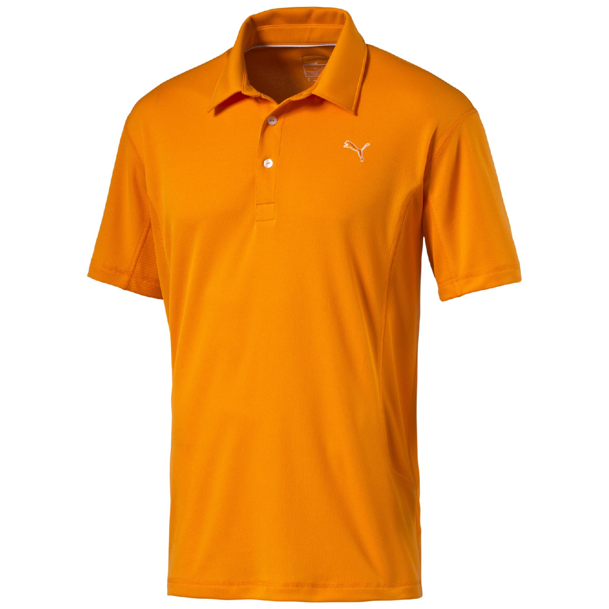 PUMA Synthetic Tech Golf  Polo  Shirt in Orange  for Men Lyst